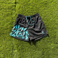 Flame Shorts - Black/Turquoise