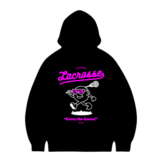 Grow the Game Hoodie v2 Black/Pink