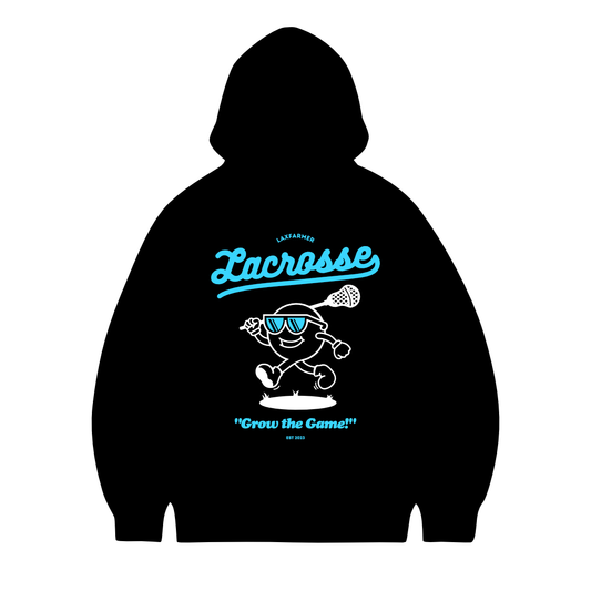 Grow the Game Hoodie v2 Black/Blue